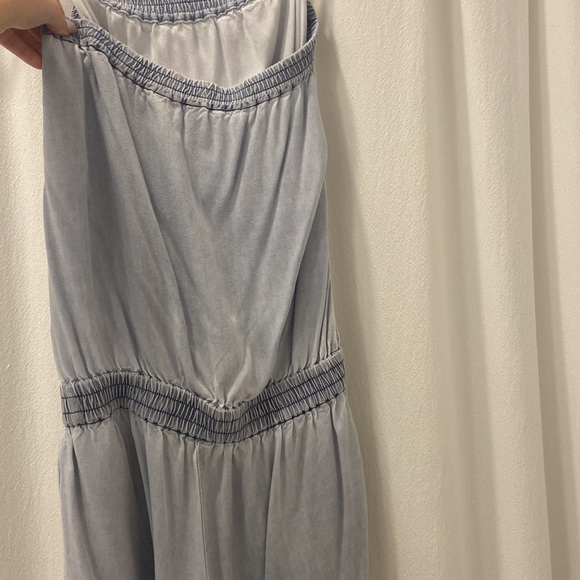 Aritzia denim-wash strapless romper - Picture 3 of 3